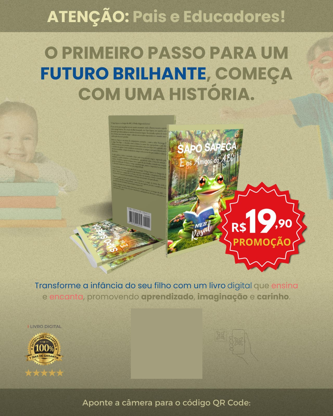 Sapo Sapeca e os Amigos do ABC: O Poder Mágico da Leitura